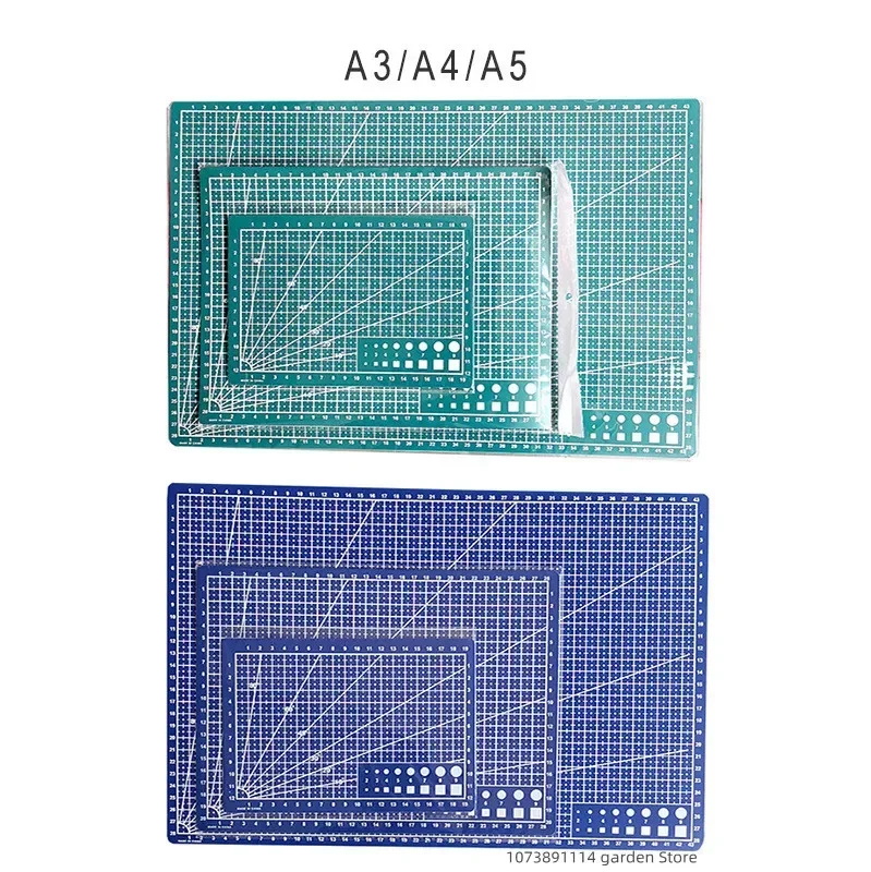 Replacement PVC cutting mat A3 A4 A5 Single Side cutting board for DIY Engraving Leather sewing Art Tool Kits S/M/L
