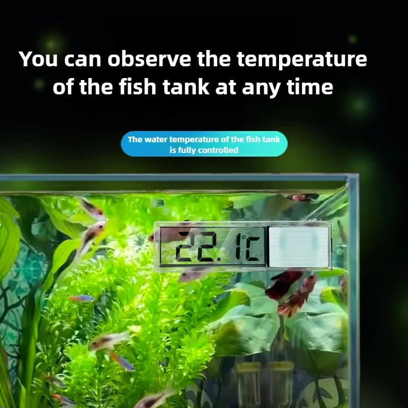 3D Digital LCD Electronic Waterproof Aquarium Thermometer Fish Tank Temperature Control Accessories For Fish Turtle