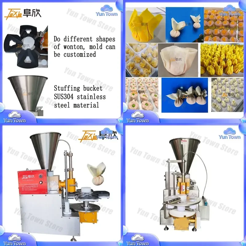 Small Semi-automatic Tabletop Shuimai Machine for Breakfast Restaurants for Commercial Use Food Processing Equipment Dumpling