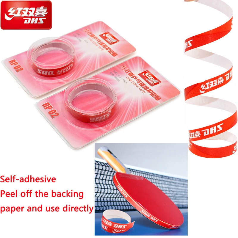 

1PC DHS Table Tennis Racket Edge Tape Ping Pong Bat Protective Side Tape Protector Table Tennis Racket Sport Accessories
