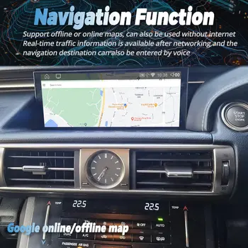 適用於Lexus RC IS 200 200t 300h 2017 年的 10.25 吋右舵車載收音機,支援 RDS、RSP、藍牙、Android 13 系統,內建多媒體螢幕、GPS 導航、視訊播放和 CarPlay 功能。 10 最佳銷售 雷克薩斯 CarPlay IS 300h - №2