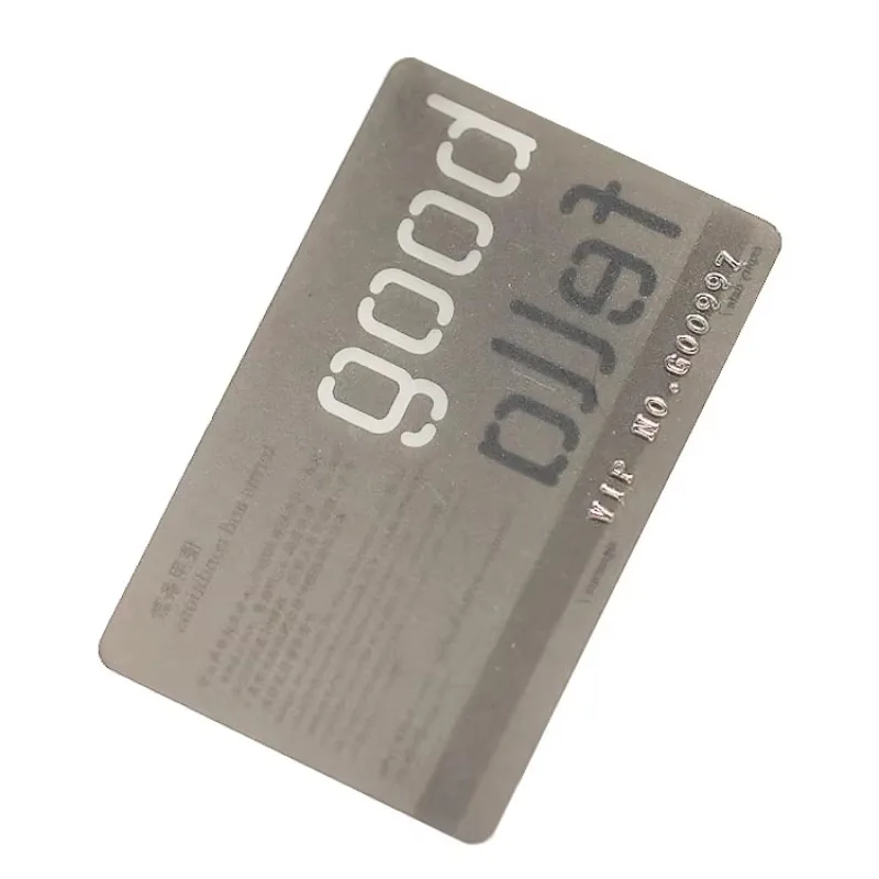 

Custom Unique Print Logo Clear Luxury Transparent Discounted PVC Plastic Thank You PVC Cards Customized Cards Business Card