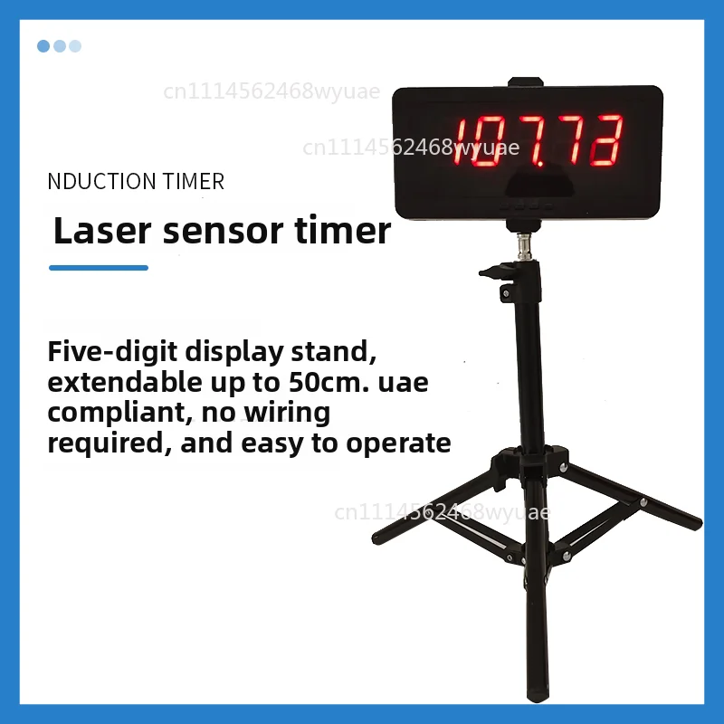 Laser infrared sensor timer, professional automatic timer for sprinting and sprinting speed measurement.