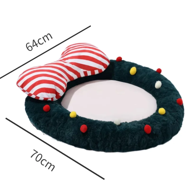 Pet Nest Mat Four Seasons Creative Christmas Cat Small Dog Sleeping Nest