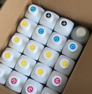 CMYK +W+ Varnish（1L/ each color）a set of UV inkPlease do not order separately