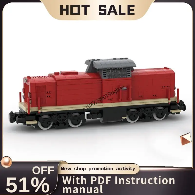 

Новый набор из 612 деталей: Городские технические железнодорожные пути, модель MOC OBB 2048, строительные блоки, креативные идеи для самостоятельной сборки, детские игрушки, подарки на день рождения