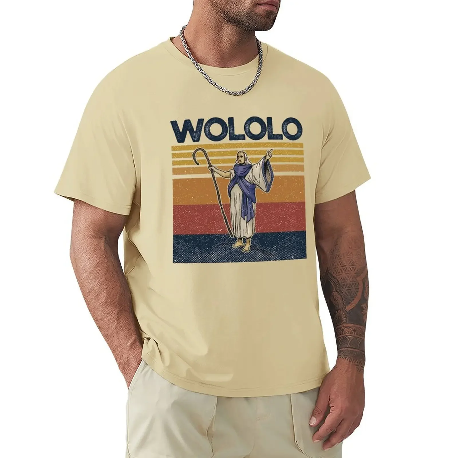 أفضل Wololo عصر الإمبراطورية II خمر تي شيرت الكرتون الجرافيك بلايز كول ملابس قصيرة الأكمام الشارع الشهير تي شيرت تي شيرت