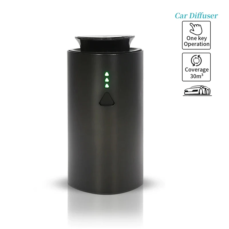 

Car Air Freshener Smart Home Aroma Essential Oil Diffuser Coverage 30m³ Rechargeable Waterless Scent Aromatherapy Machine