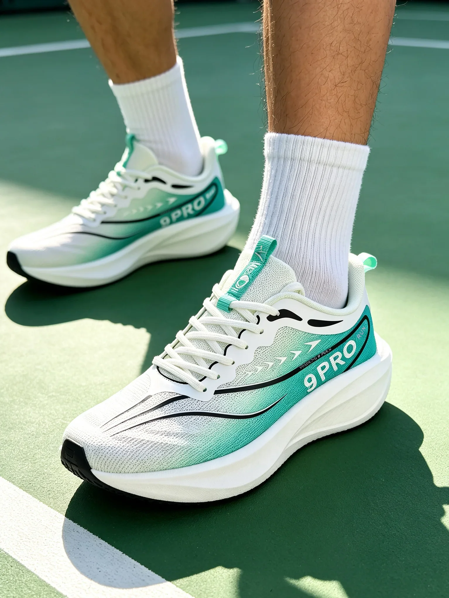 2026 New Men's Running Shoes Cushioning Carbon Plate Racing Marathon Athletic Shoes Comfortable Non-slip Sports Tennis Shoes