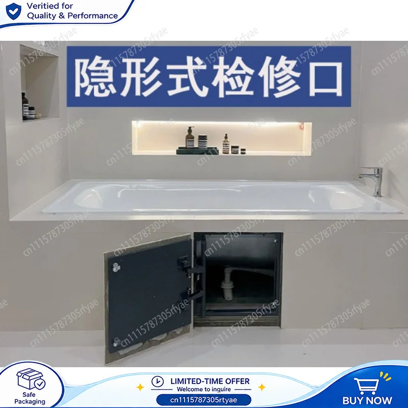 Concealed Access Panel with Push Open Hinges For Bathroom Tile Drywall Ceiling Plumbing Inspection Door