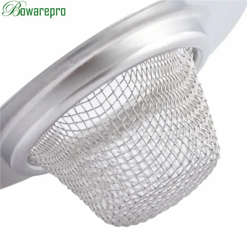 Bowarepro mutfak lavabo süzgeci drenaj delik filtre tuzak lavabo süzgeç paslanmaz çelik banyo lavabosu drenaj atık mutfak aksesuarları
