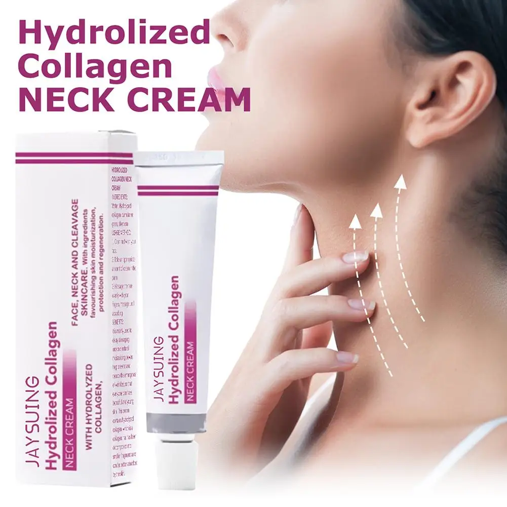 40g Lifting Neck Lines Collagen Neck Cream Nourish Neck Eliminate Rejuvenation Care Chin Fade Double Anti-ageing Fat Wrinkl I6C7