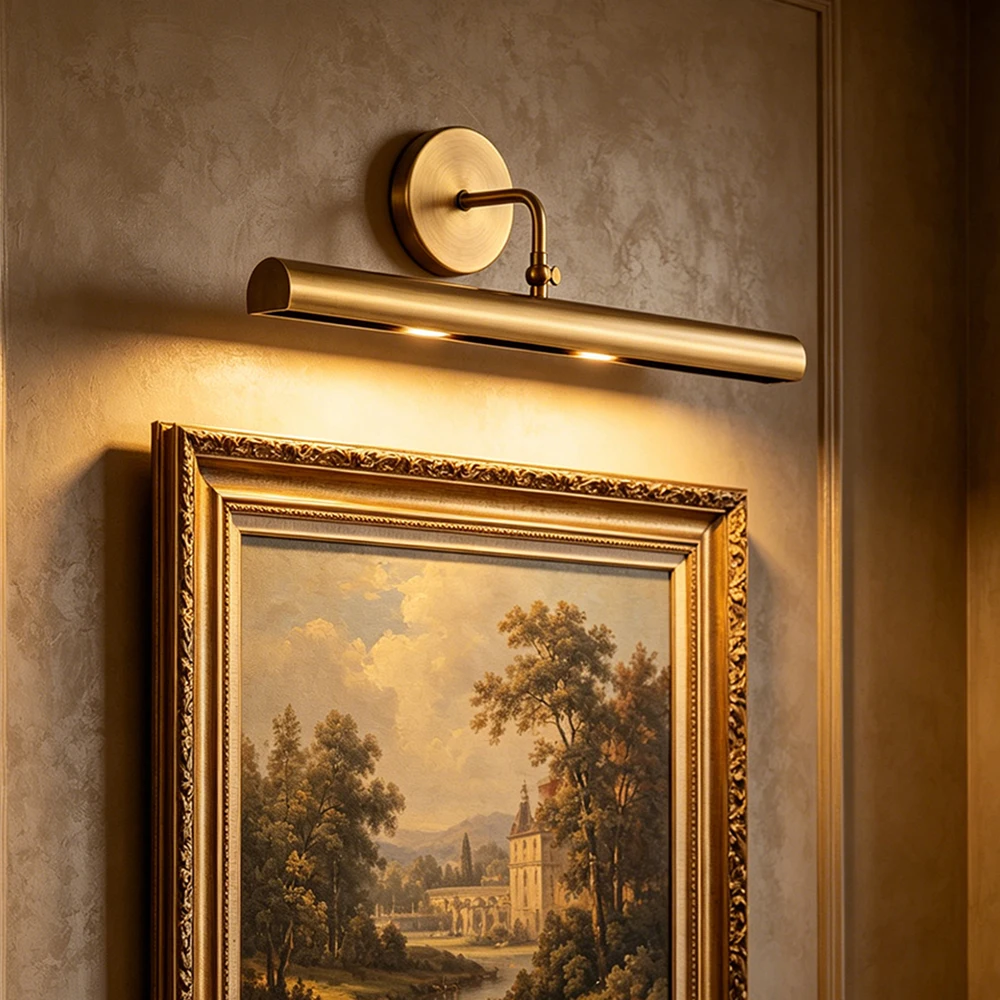 Antique Brass LED Vanity Light - Photography Lighting Wall recension och pris