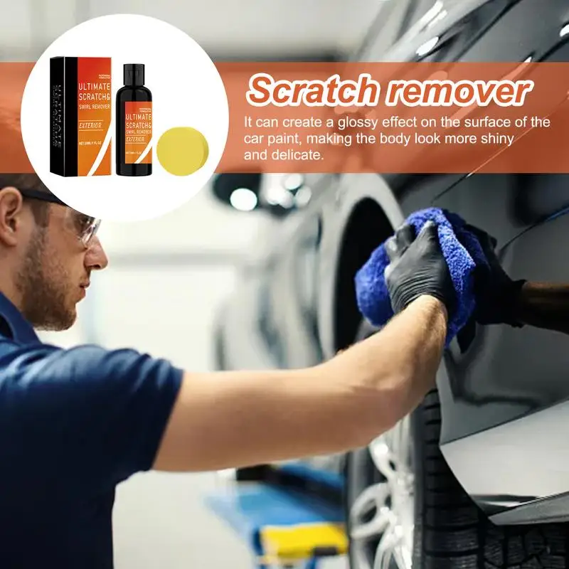 

Car Scratch Remover For Scratches 30ml Car Scratch Repair Kit Polishes Car Scratch Swirl Remover With Sponge Works On Cars