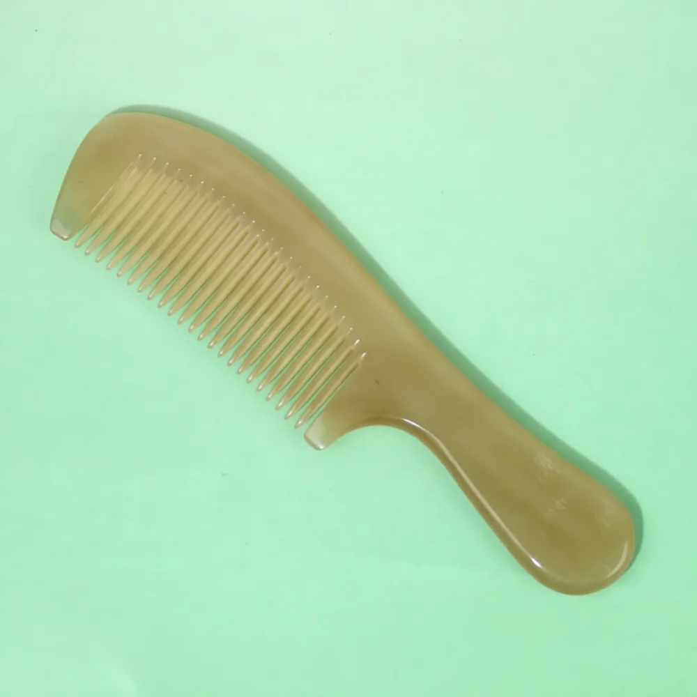 Horn Hair Comb Anti Static Scalp Massage Brush Professional Salon Styling Tool Personal Health Care Accessory Gift