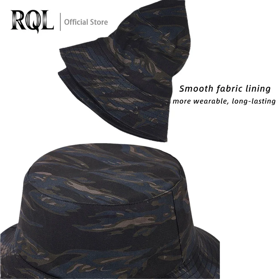 Men\'s Hat For Women Male Female Ladies Camouflage Sun Tactical Bucket Hat 2023 Summer Luxury Brand Fisherman Fishing Hat