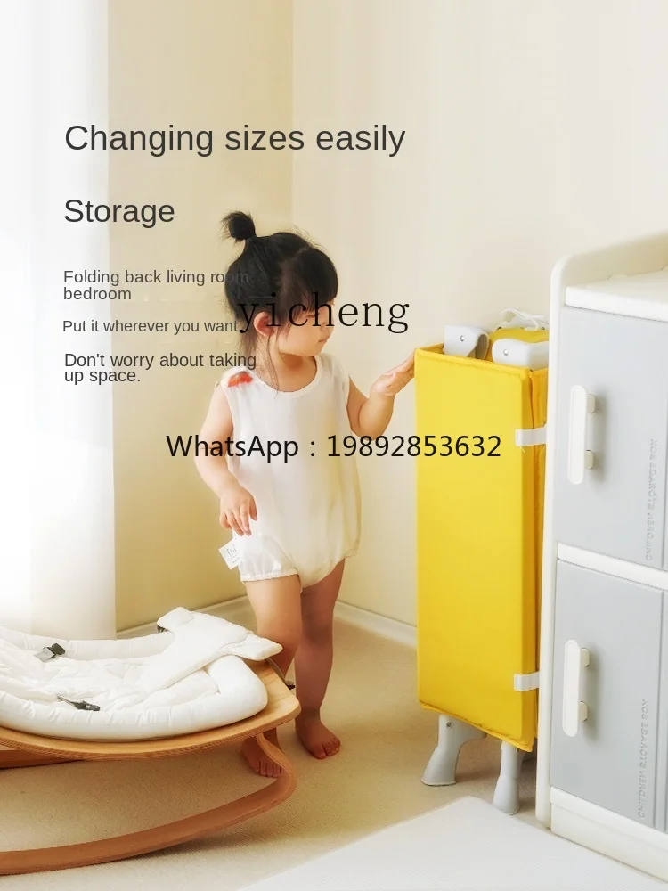 AG سرير أطفال بخياطة عجلات متحركة محمولة قابلة للطي #4