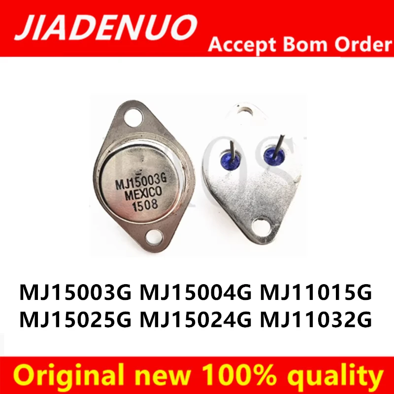 (2-5pcs) 100% New MJ15003G MJ15004G MJ11015G MJ15025G MJ15024G MJ11032G MJ15003 MJ15004 MJ11015 MJ15025 MJ15024 MJ11032 TO-3