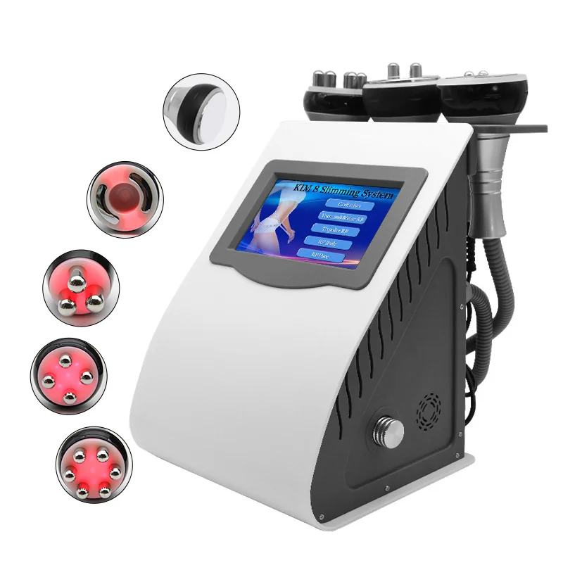 5in1 40K Cavitation Machine RF Body  Sculpting Fat Burning Device For  Home Salon Skin Tightening Cellulite Remover Face Shaping