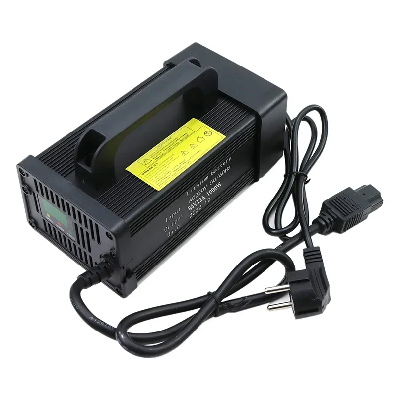 New 54.6V/67.2V/84V 5A 8A 10A 12A 15A 20A Lithium Battery Charger For13S 16S 20S 48V 60V 72V E-motorcycle Fast charging Aluminum