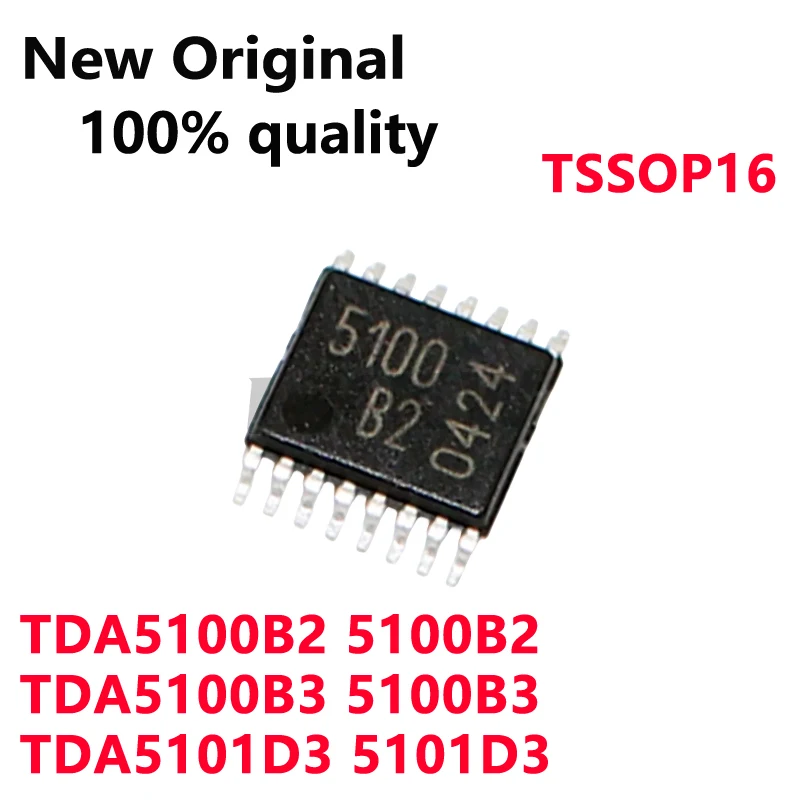 2-5/PCS New Original TDA5100B2 5100B2 TDA5100B3 5100B3 TDA5101D3 5101D3 TSSOP16 Radio frequency chip In Stock