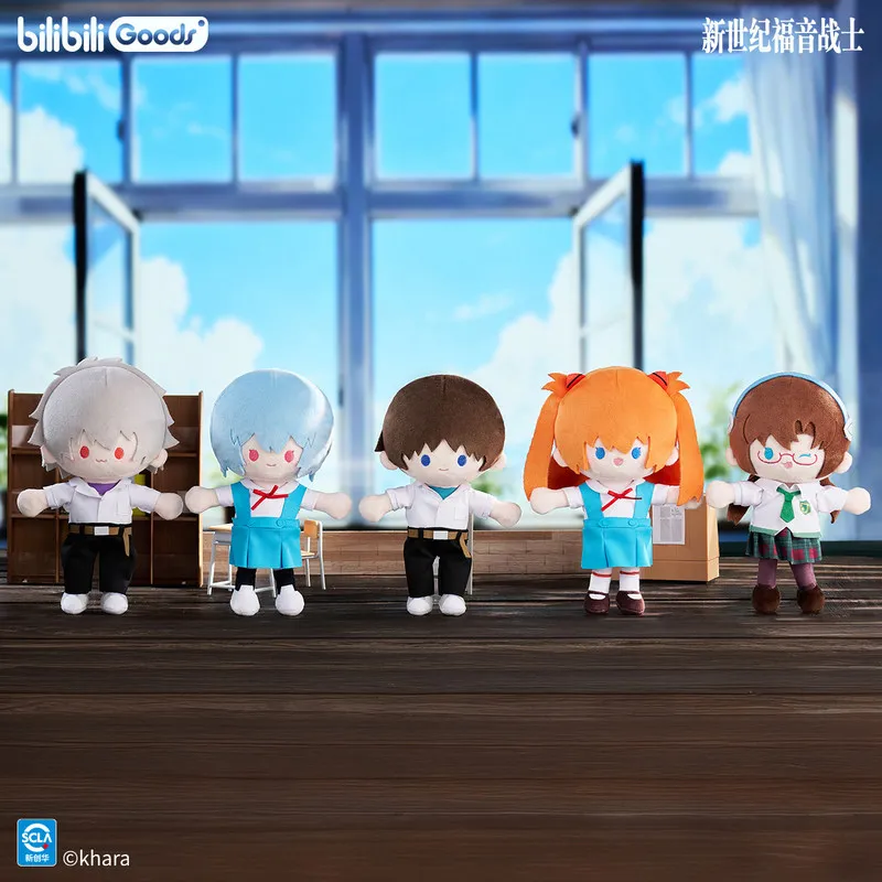 Original EVA Neon Genesis Evangelion Pata Plush Doll Asuka Langley Stuffed Toy Anime Peripheral Figure Collectible Gift Toys