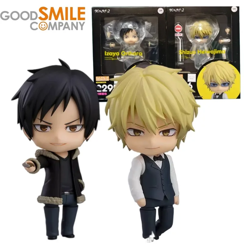 

In Stock Original Good Smile GSC Nendoroid Durarara!!‌ Orihara Izaya Shizuo Heiwajima Anime Figure Toy Ornaments Collection Gift