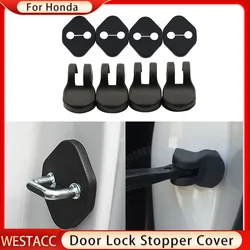 4Pcs ABS Car Door Lock Covers Doors Stopper Cover for Honda Jade CRV Civic HR-V Vezel HRV Jazz Accord City Odyssey Crosstour