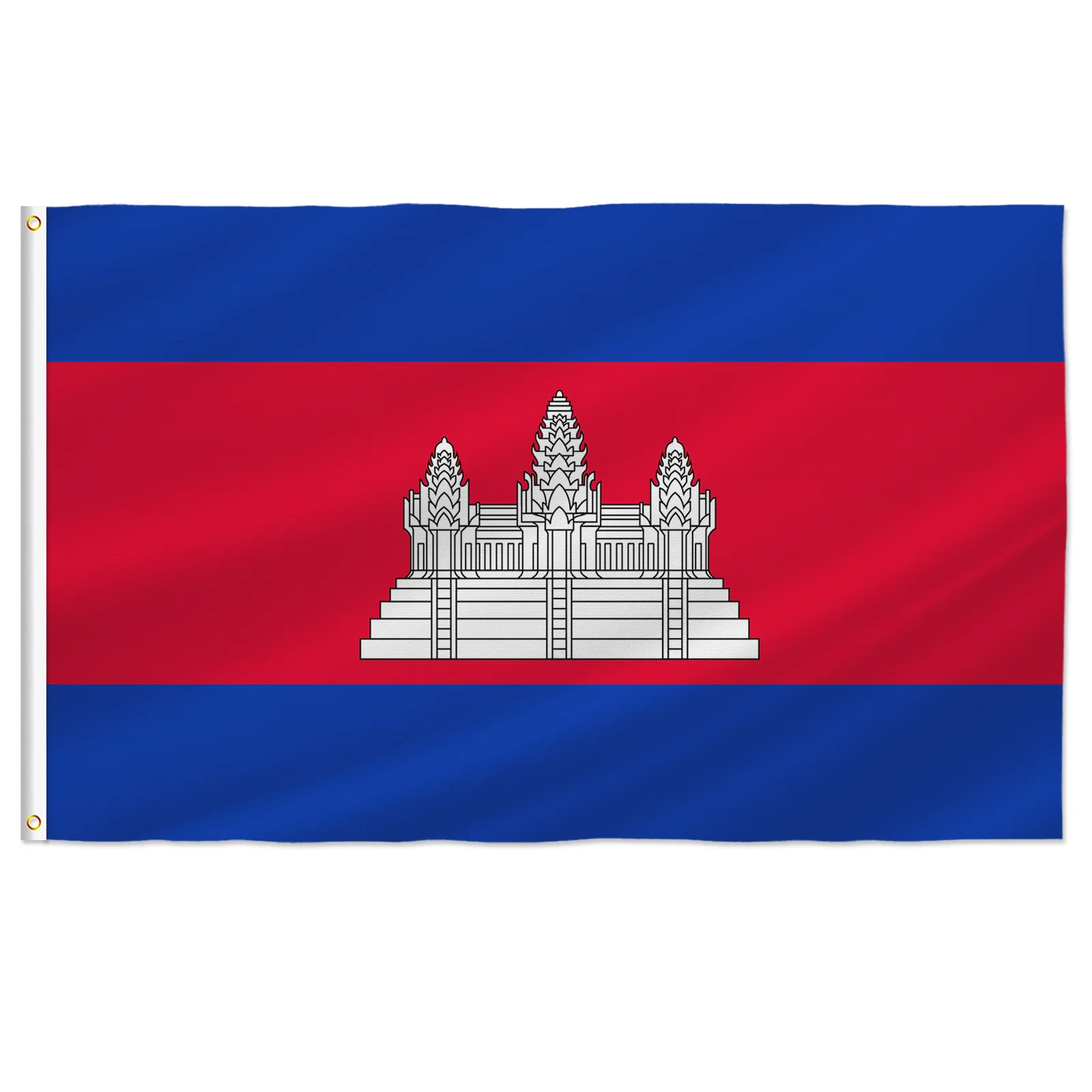 Cambodia Flag Cambodia Cambodian National Flag Brass Grommets Indoor Outdoor Decor Banner 60x90cm/90x150cm