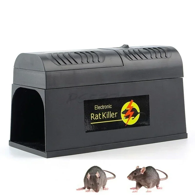 Electric Mouse Traps Rat Killer Mice Rodent Catching Catcher Voltage Animal Pest Control Killing Trap