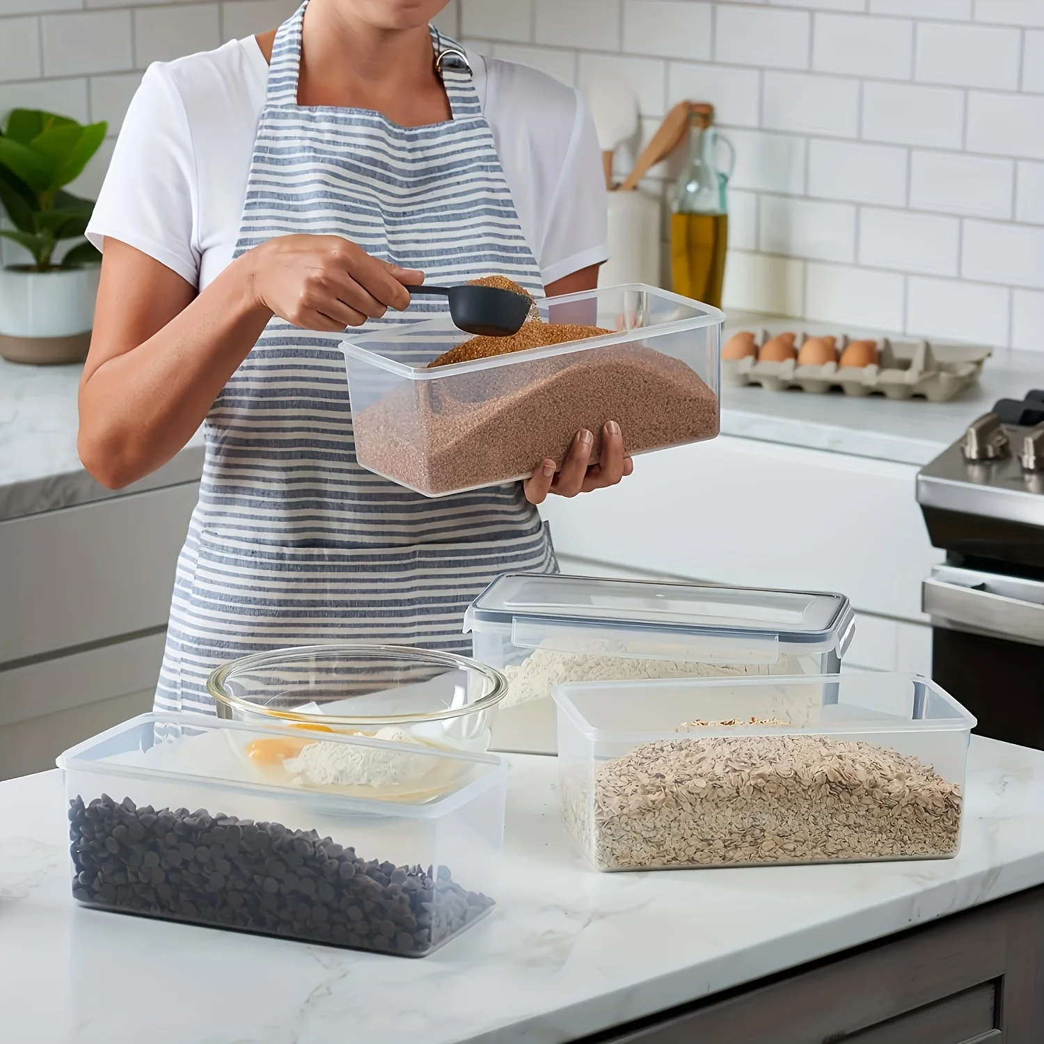 1/2/3/Setler Hava Geçirmez Kap - Meal Prep Containers Xl incelemesi ve fiyatı