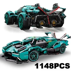 Technical Lambo V12 Super Speed Racing Car Building Blocks Vehicle Model Assemble Bricks Toy For Adult Kids Girl Christmas Gifts