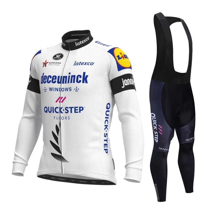

Комплект велосипедного трикотажа QUICK STEP Pro 2025 года, одежда для горного велосипеда с длинными рукавами, одежда для велоспорта, Ropa Maillot Ciclismo