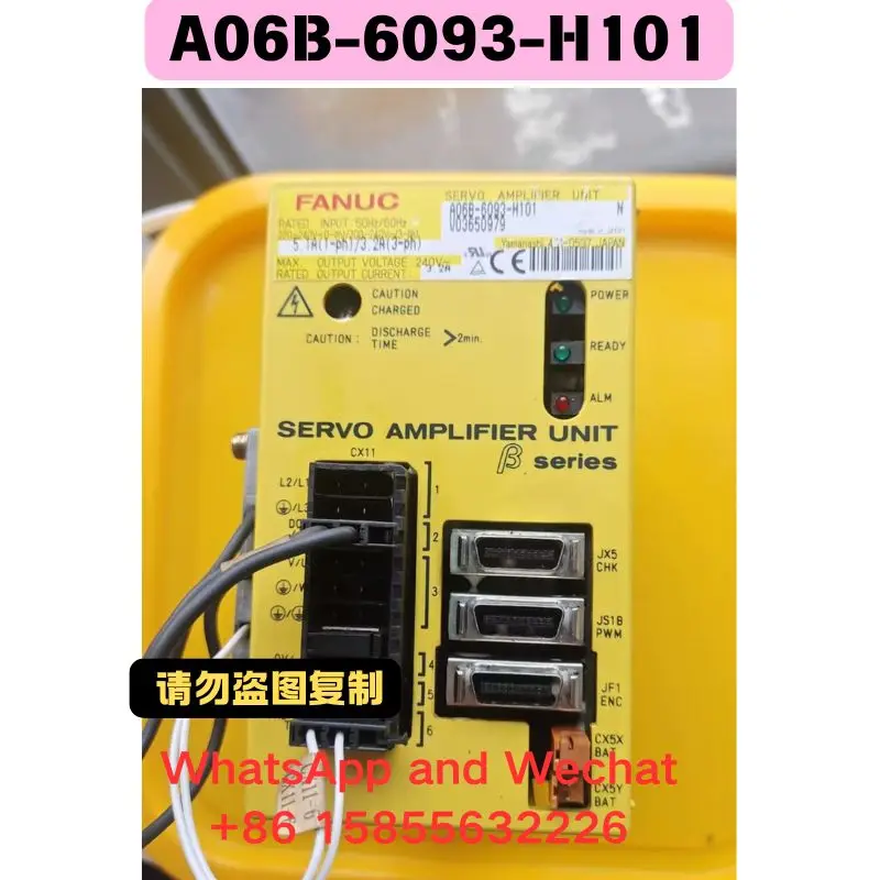 Used Driver A06B-6093-H101 Functional test OK Fast Shipping