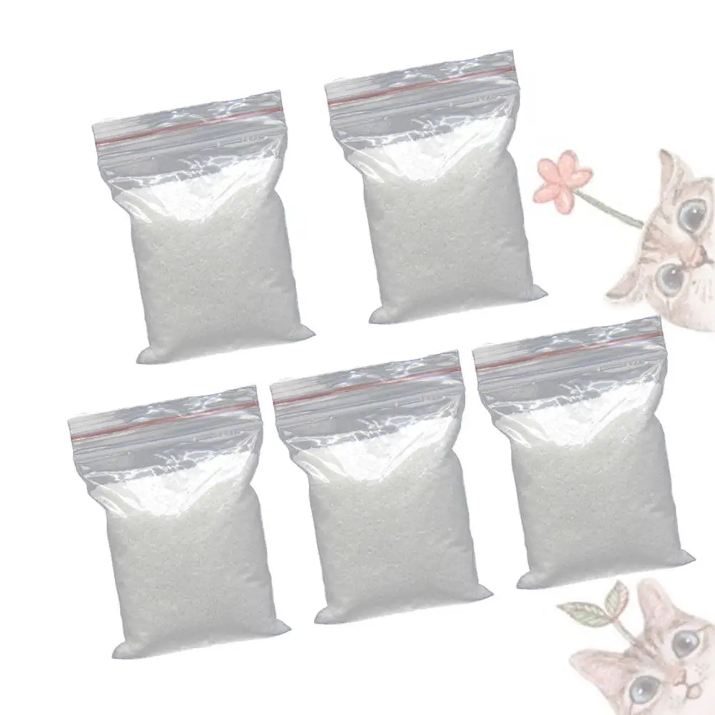 Aquarium Sand White - 5Packs 80G White Beauty Sand for