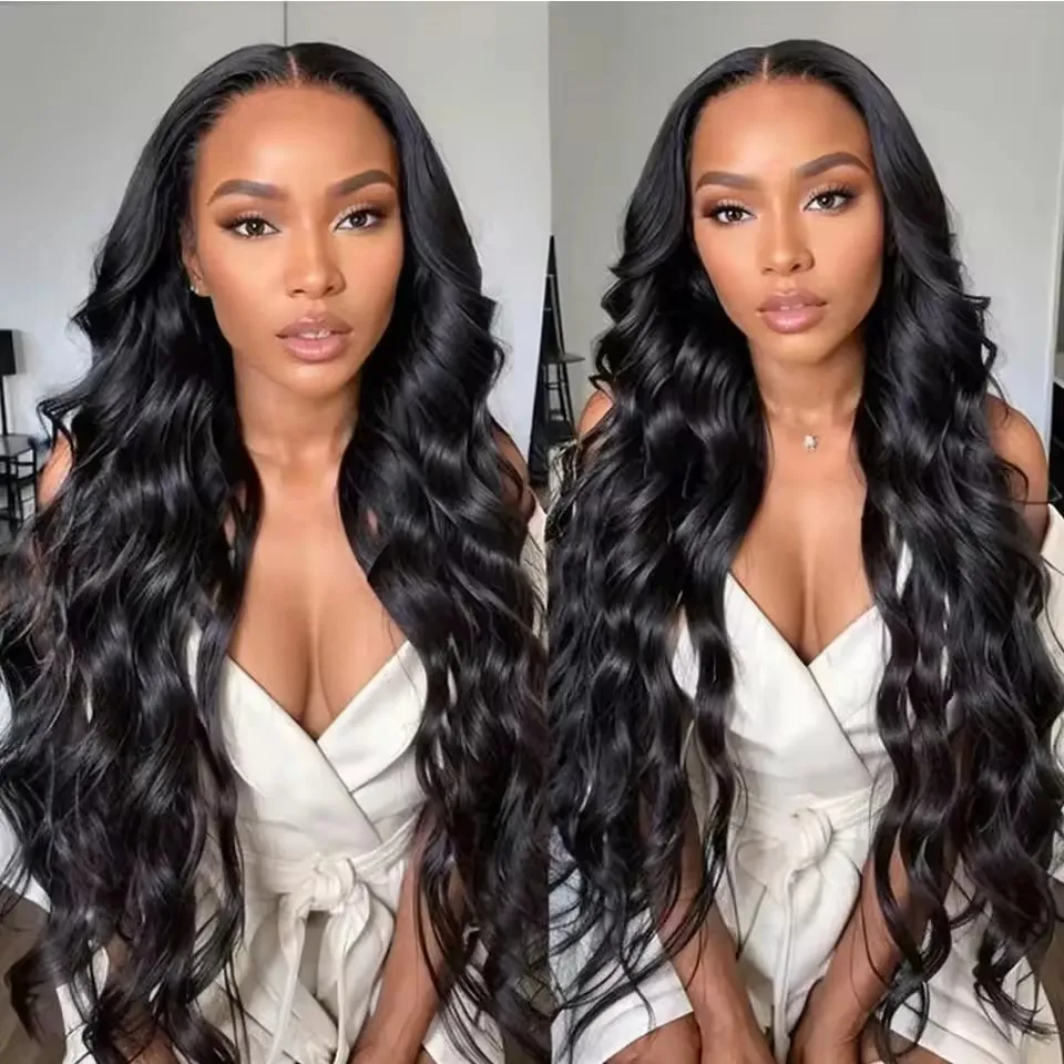 Brazilian 360 Full Lace Wig Body Wave 100% Human Hair 13x6 HD Transparent Lace Frontal Wigs For Women Remy 4x4 Lace Closure Wig