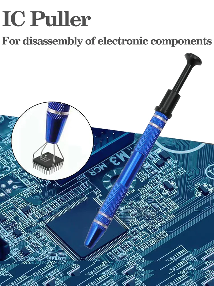 Extracteur de puce IC à 4 griffes, outil flacon de pièces de précision, extracteur de ramassage, outil de réparation kg pour coordinateur électronique
