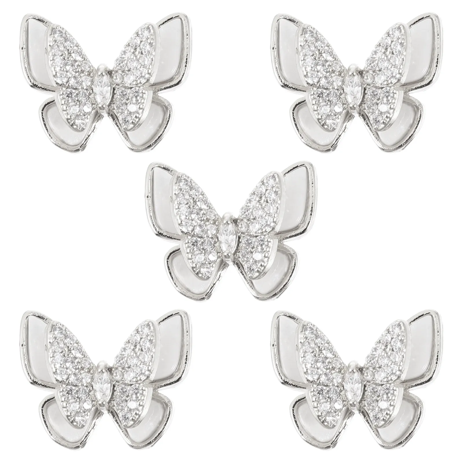 

5 шт. декоративных элементов для ногтей с изысканным дизайном, украшения для маникюра, для вечеринок, рождественских праздников, DIY-маникюра