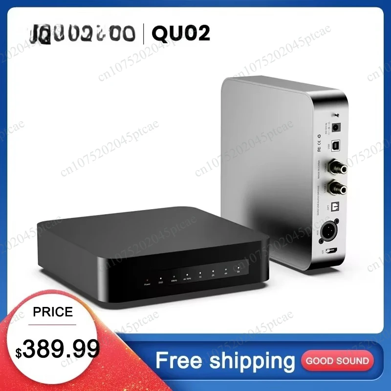SPDIF AES/EBU I2S Support DSD512 Quloos QU02 USB Bridge USB Digital Audio Interface to