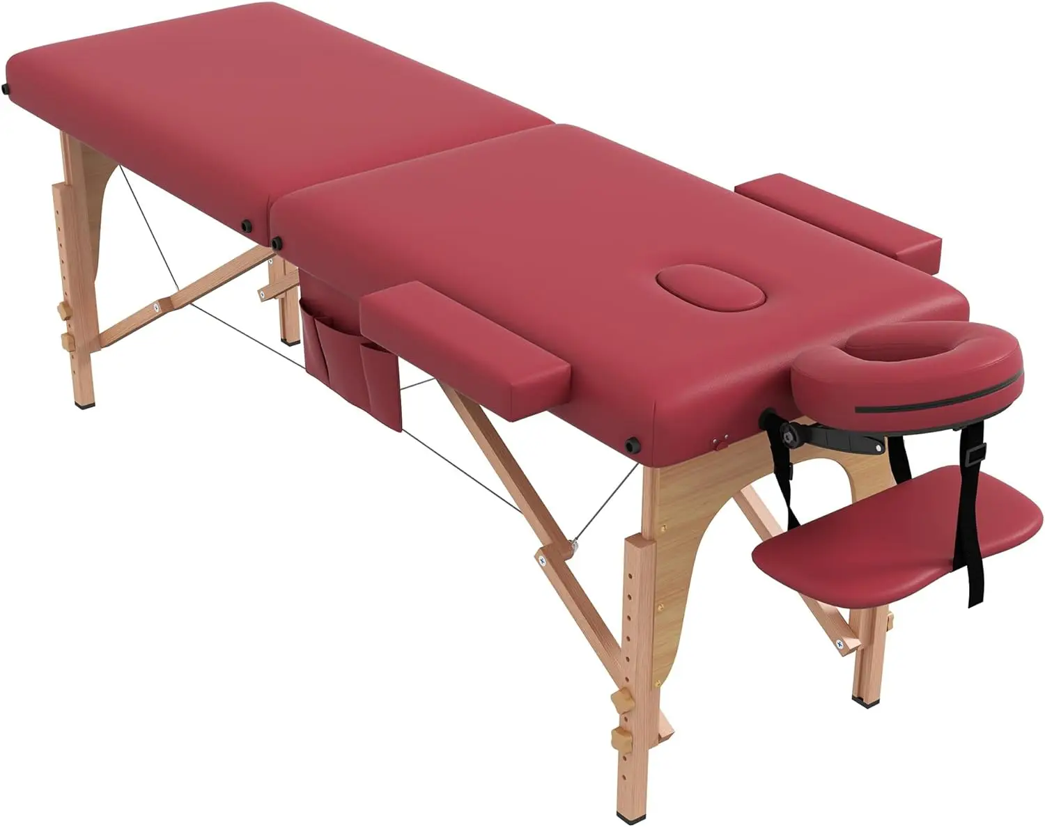 Massage Table Massage Bed Portable, 29 LBs Light Weight Foldable Tattoo Facial Care Spa Lash Bed Aluminum Frame