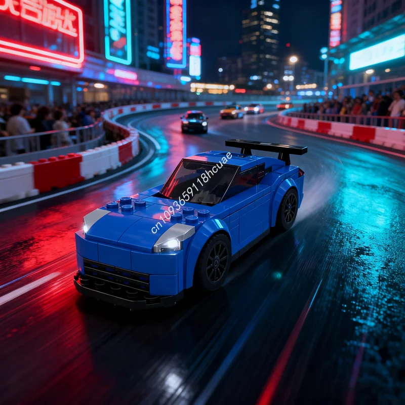 153 قطعة MOC نيسان سيتي أبطال نموذج اللبنات العمارة التعليم الإبداعي هدايا عيد الميلاد ألعاب الطوب عيد ميلاد الاطفال #1