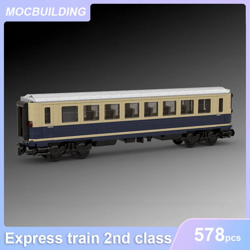 TGV Duplex Carmillon High-Speed Train MOC Building Blocks DIY Assemble Bricks Transportation Educational Xmas Toys Gifts 5827PCS