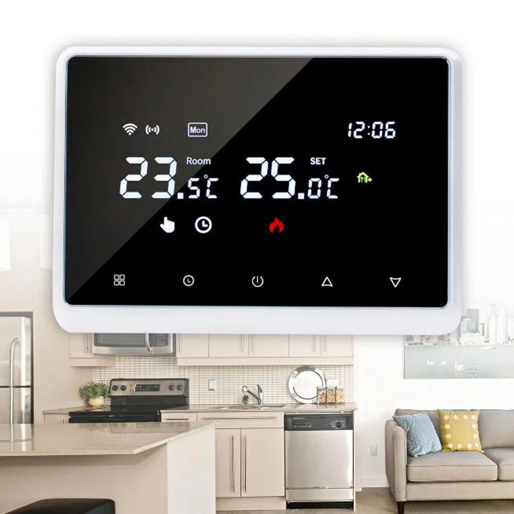 For Wall-Mounted Boiler/Water Floor Heating Wireless WIFI Thermostat Temperature Control System