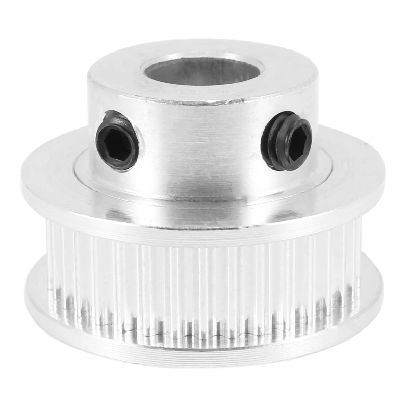 Aluminum GT2 36 Teeth 8Mm Bore Timing Belt Pulley Flange Synchronous Wheel For 3D Printer