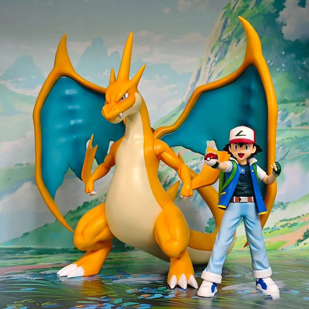 10.5cm/4.14in Pokemon Anime Figure Charizard Y Action Figures Pvc Collection Model Toys Gifts