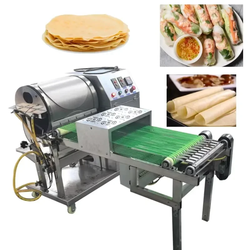 High Efficiency Multifunctional Mini Pancake Waffle Maker Machine Lumpia Wrapper Electrical Machinery Samosa Pastry