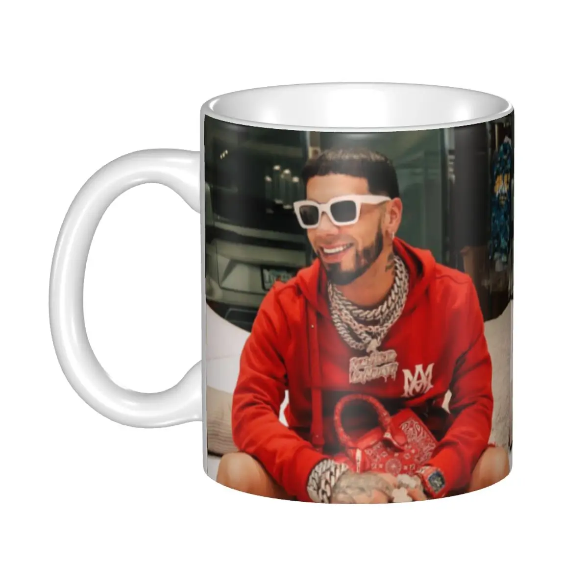 Керамические волшебные кружки Anuel AA, 350 мл, для чая с молоком и кофе, лучшие подарки на день рождения для детей и друзей