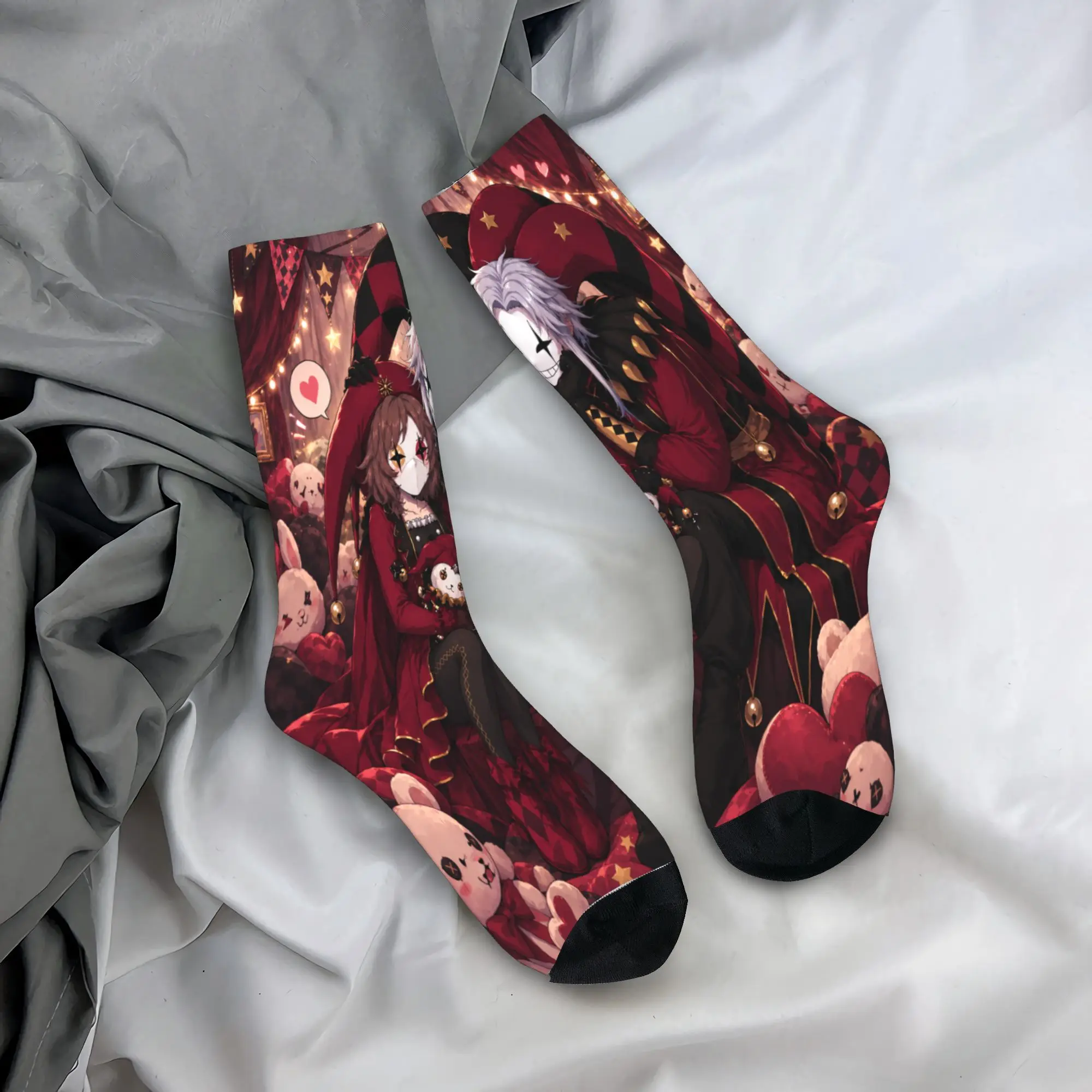 Freak Circus Sweet Couple Socks  Printed Stockings Non Slip Couple Socks High Quality Autumn Funny Outdoor Socks