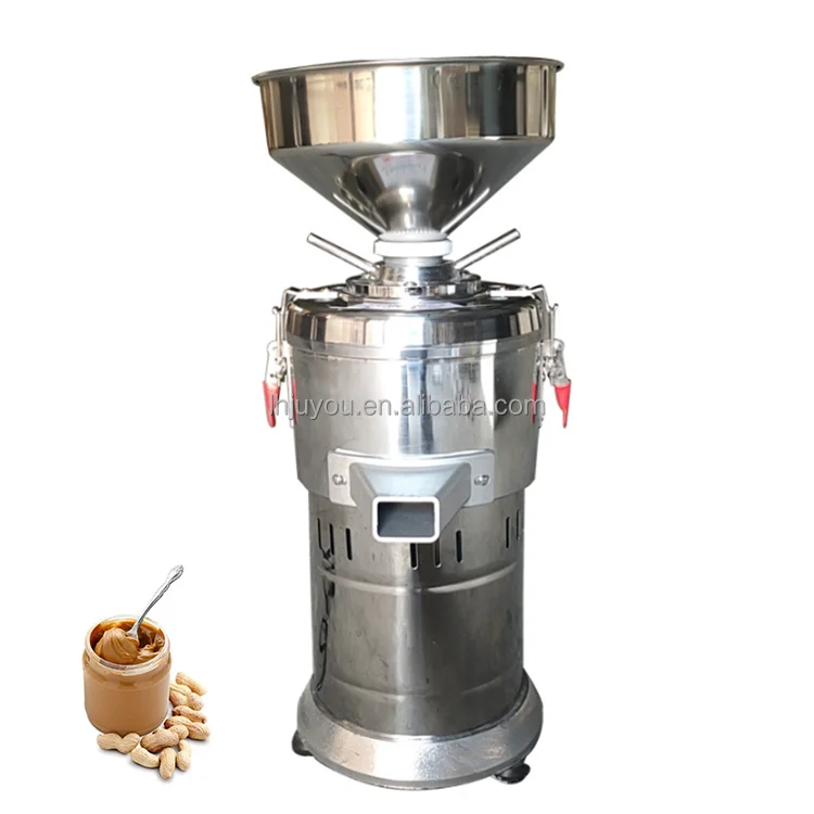 JY Commercial Professional Stainless Steel Nut Groundnut Peanut Butter Grinder Sesame Sauce Grinding Making Machine