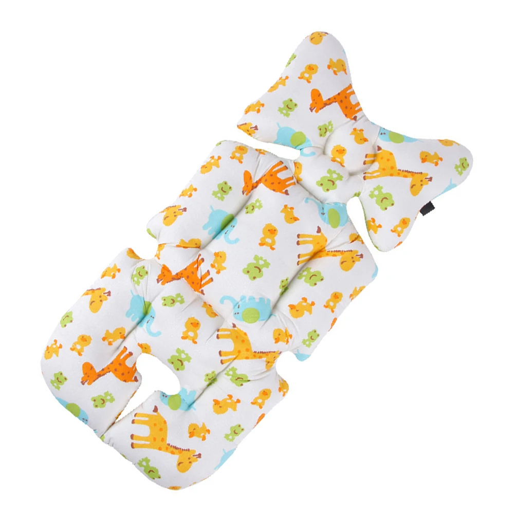 

Cotton Pad Stroller Seat Liner 79x40cm Pram Cover Car Seat Baby Stroller Accessory Soft Adjustable Slots